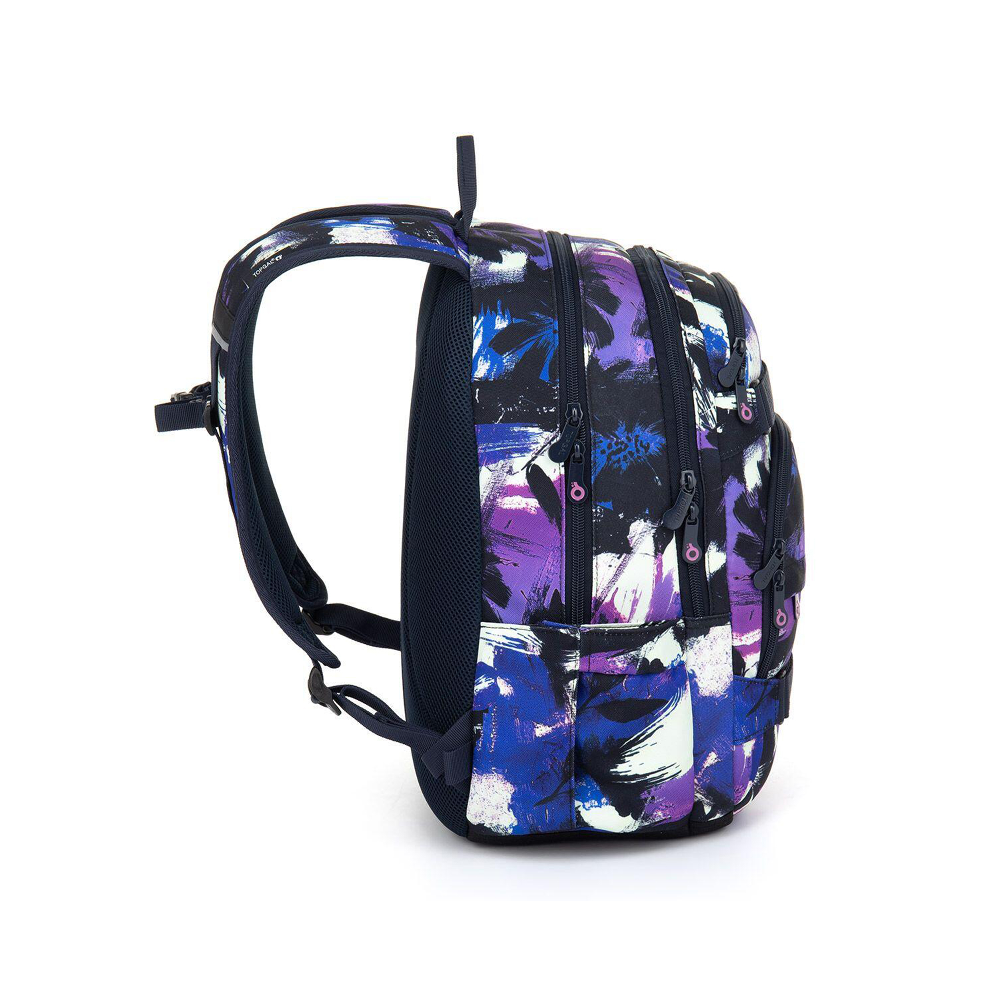 Strakatý školní batoh VIKI Topgal - Obrázek 2