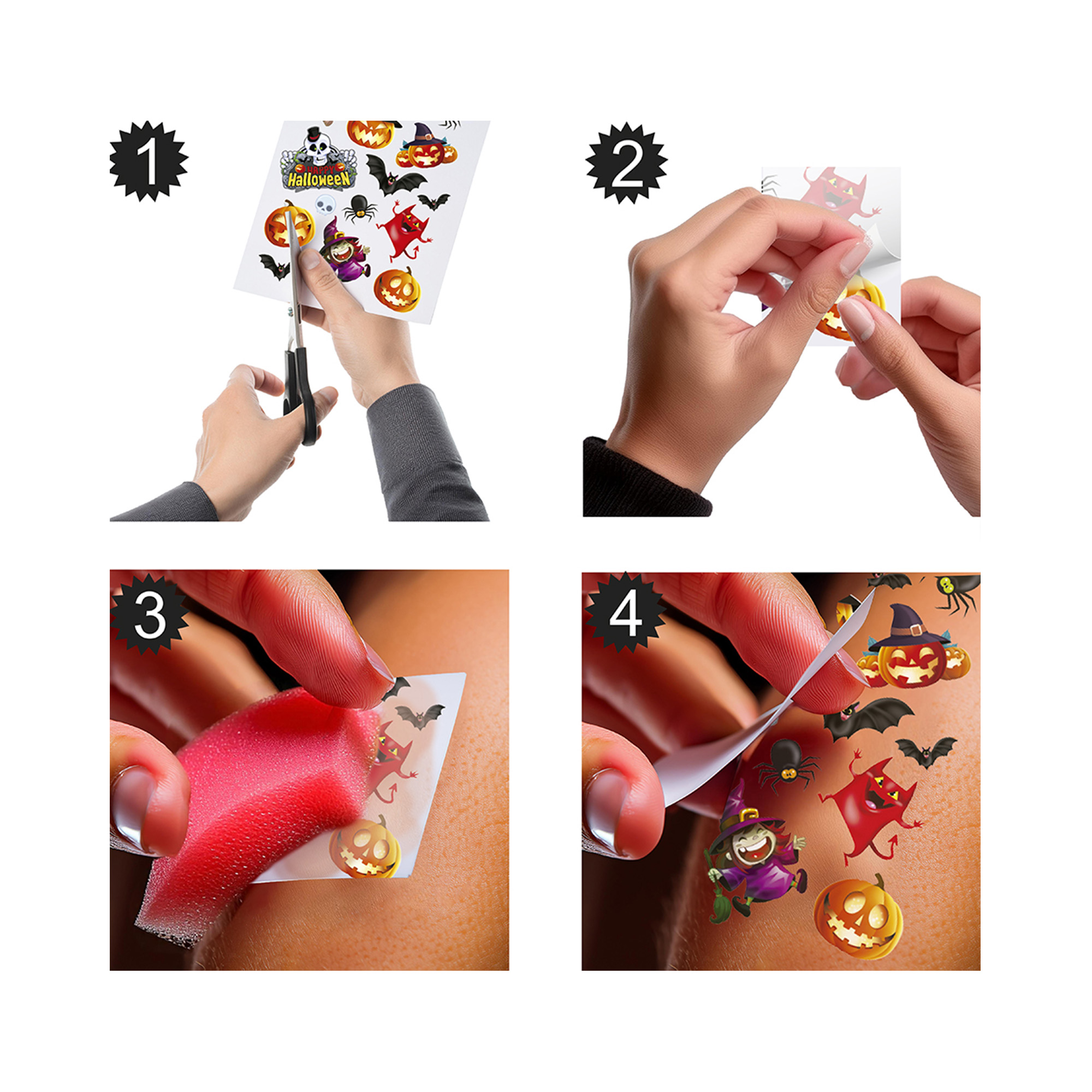 Tetování Veselý Halloween 19 ks Albi - Obrázek 3