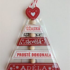 Vánoční ozdoba - Adéla Albi