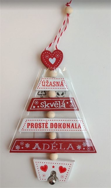 Vánoční ozdoba - Adéla Albi