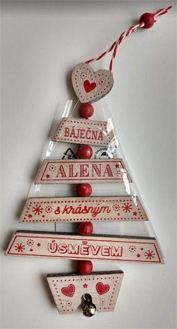 Vánoční ozdoba - Alena Albi