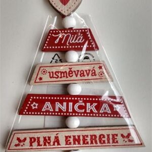 Vánoční ozdoba - Anička Albi