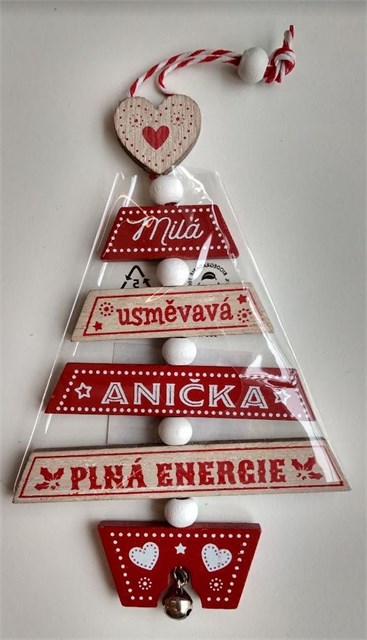 Vánoční ozdoba - Anička Albi