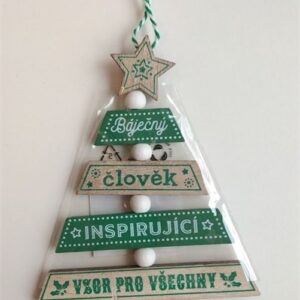 Vánoční ozdoba - Báječný člověk Albi