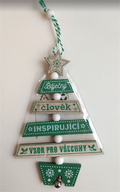 Vánoční ozdoba - Báječný člověk Albi