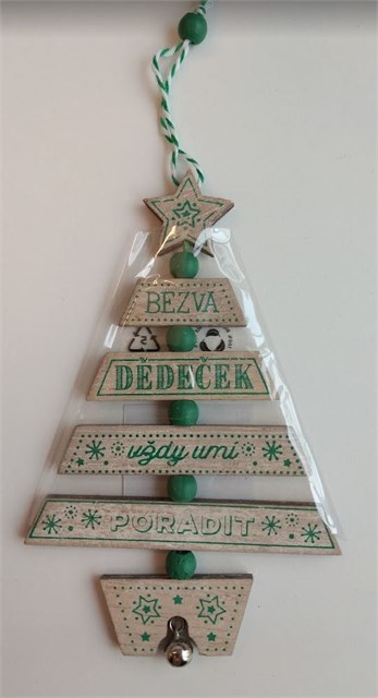 Vánoční ozdoba - Dědeček Albi