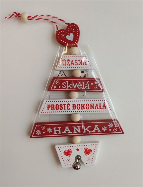 Vánoční ozdoba - Hanka Albi