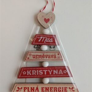 Vánoční ozdoba - Kristýna Albi