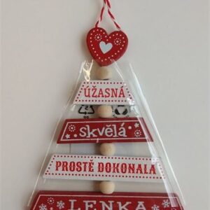 Vánoční ozdoba - Lenka Albi