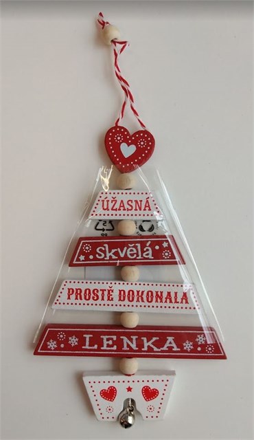 Vánoční ozdoba - Lenka Albi