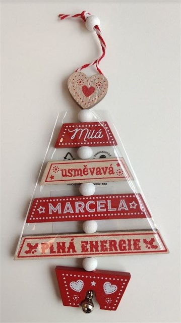 Vánoční ozdoba - Marcela Albi