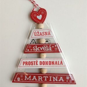 Vánoční ozdoba - Martina Albi