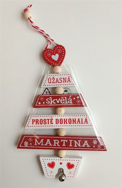 Vánoční ozdoba - Martina Albi