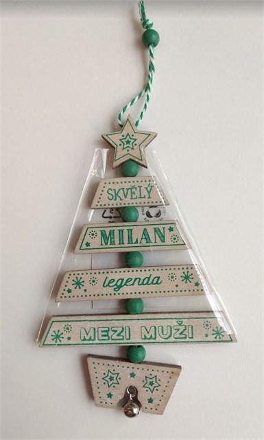 Vánoční ozdoba - Milan Albi