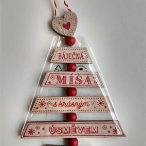 Vánoční ozdoba - Míša Albi