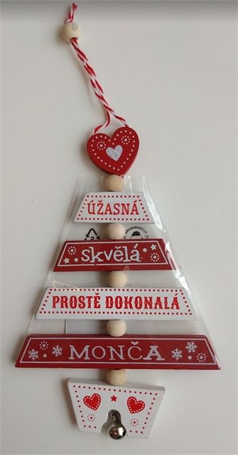 Vánoční ozdoba - Monča Albi