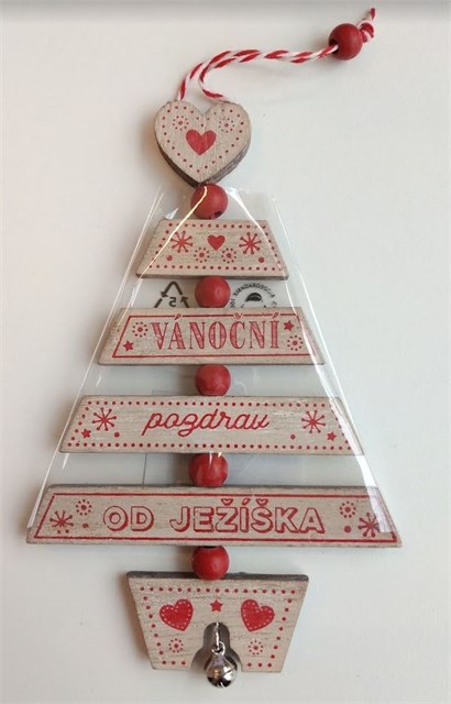 Vánoční ozdoba - Od Ježíška Albi