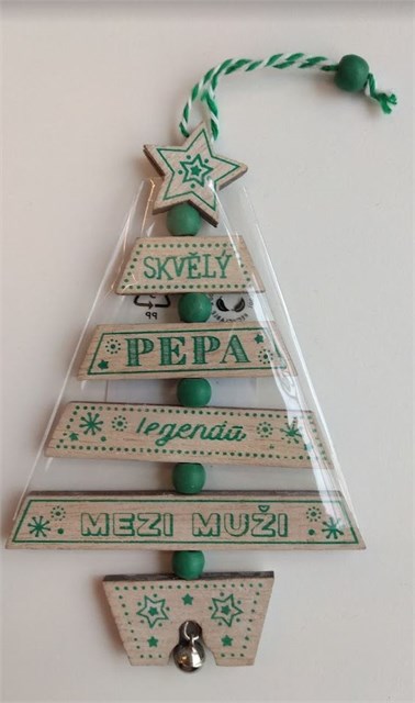 Vánoční ozdoba - Pepa Albi