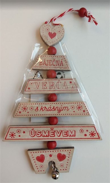 Vánoční ozdoba - Verča Albi