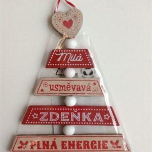 Vánoční ozdoba - Zdeňka Albi