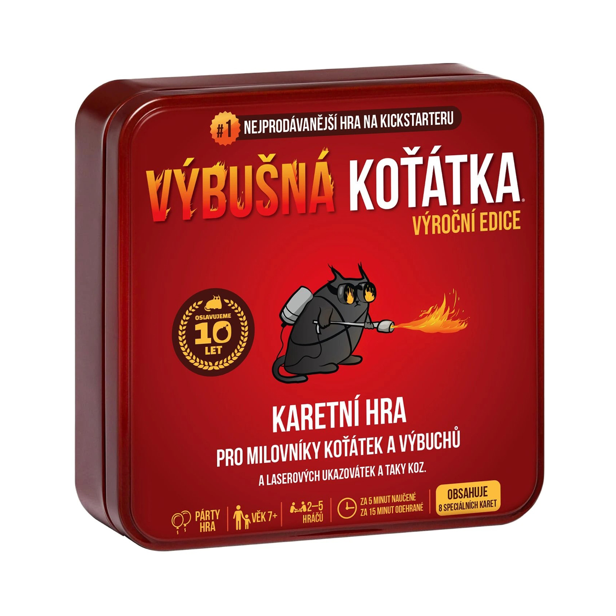 Výbušná koťátka: Výroční edice Asmodee Blackfire