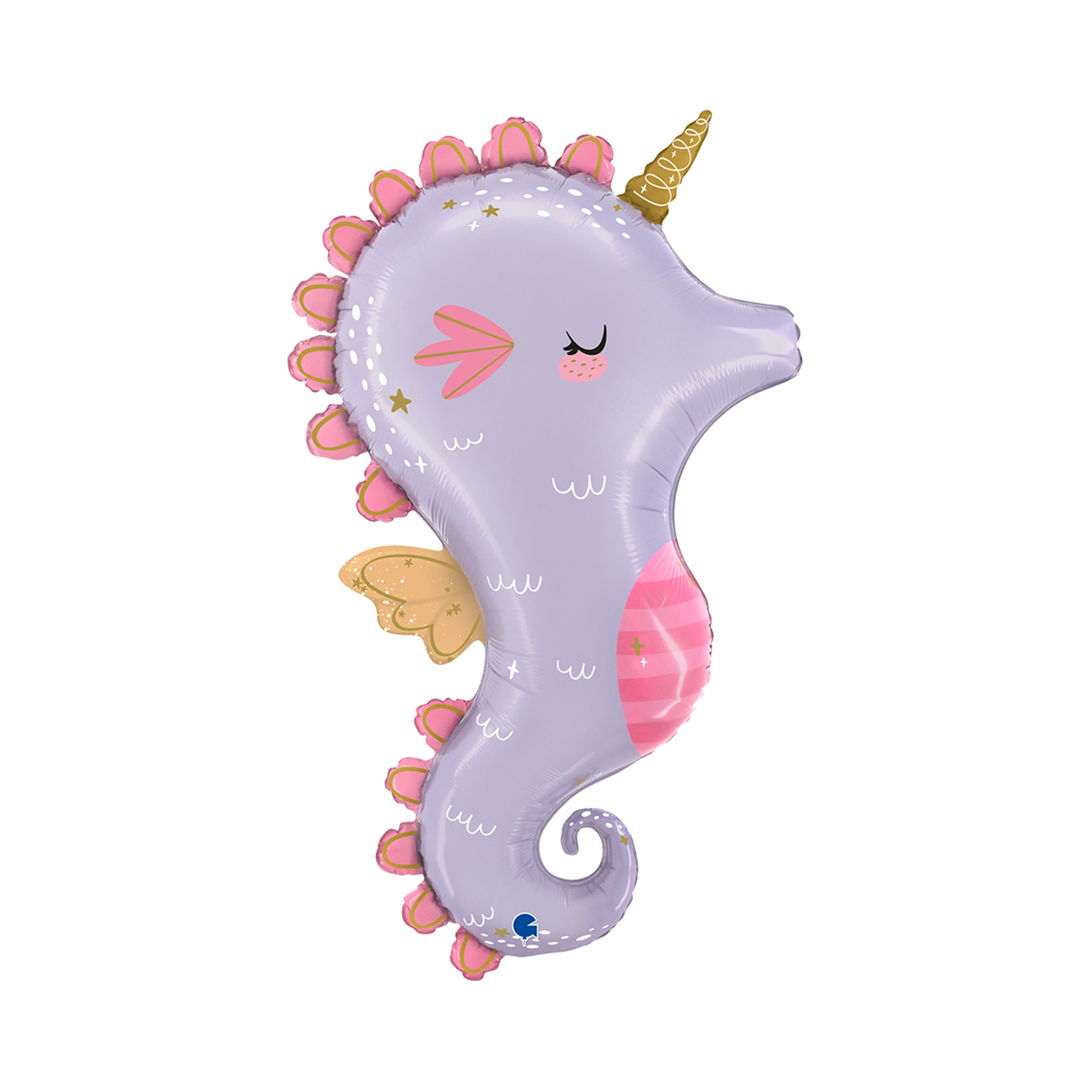 Balónek fóliový Mořský koník fialový Albi