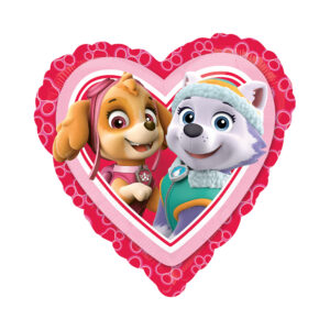 Balónek fóliový Tlapková patrola srdce