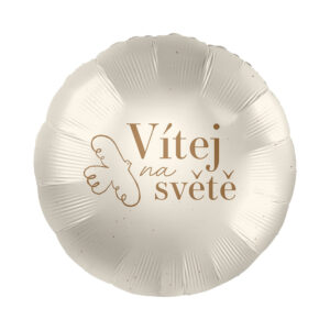 Balónek fóliový Vítej na světě Albi