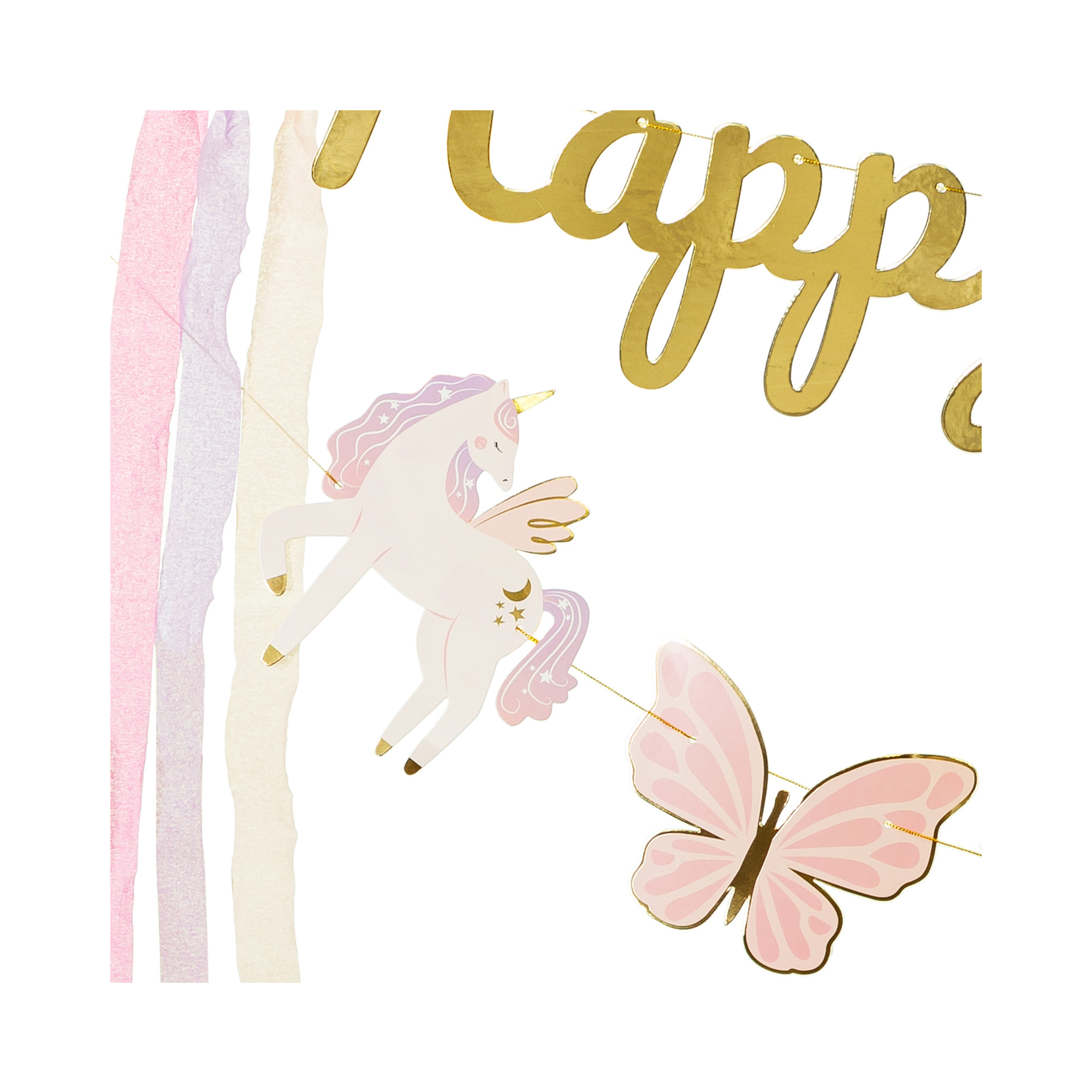 Banner Happy Birthday jednorožci Albi - Obrázek 2