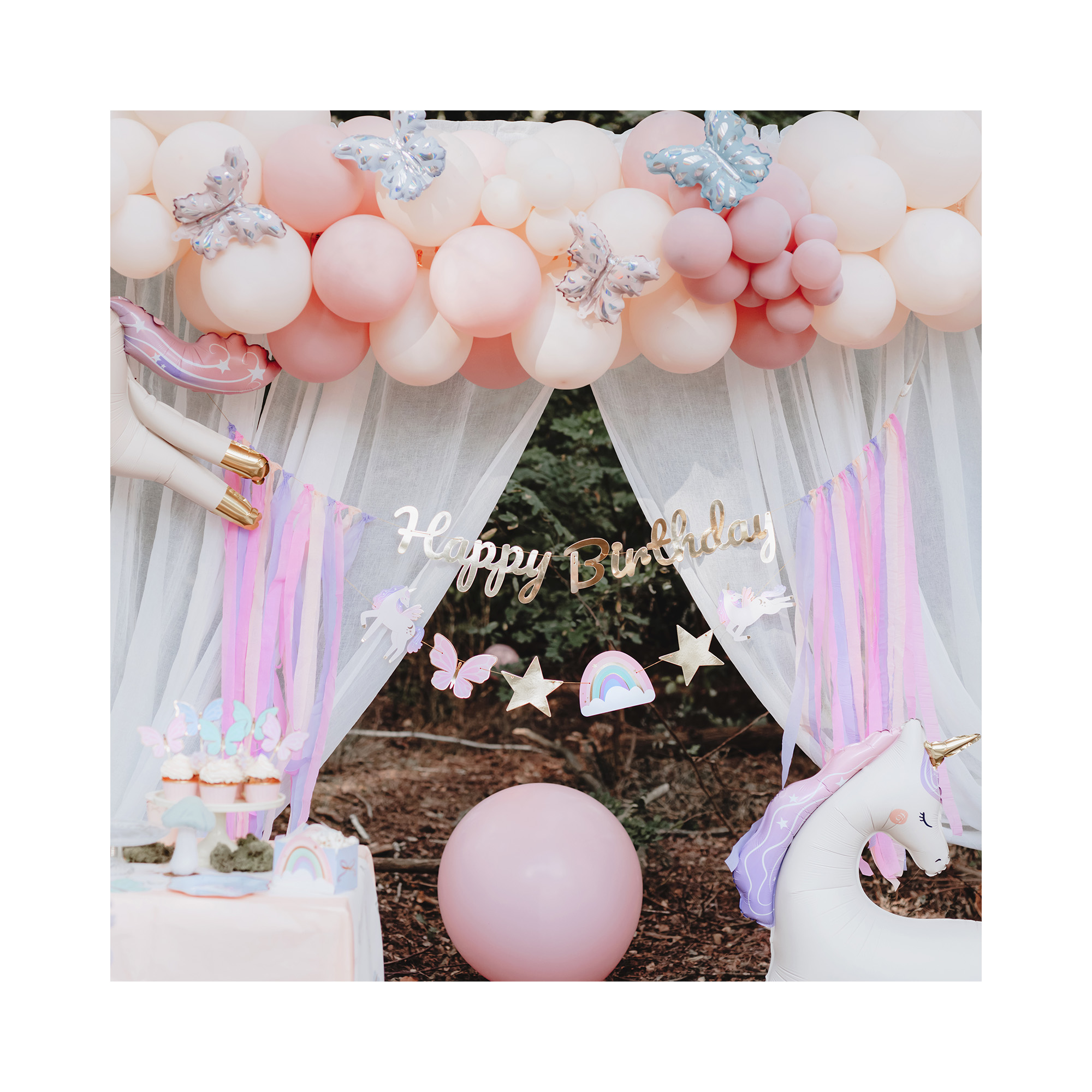 Banner Happy Birthday jednorožci Albi - Obrázek 3