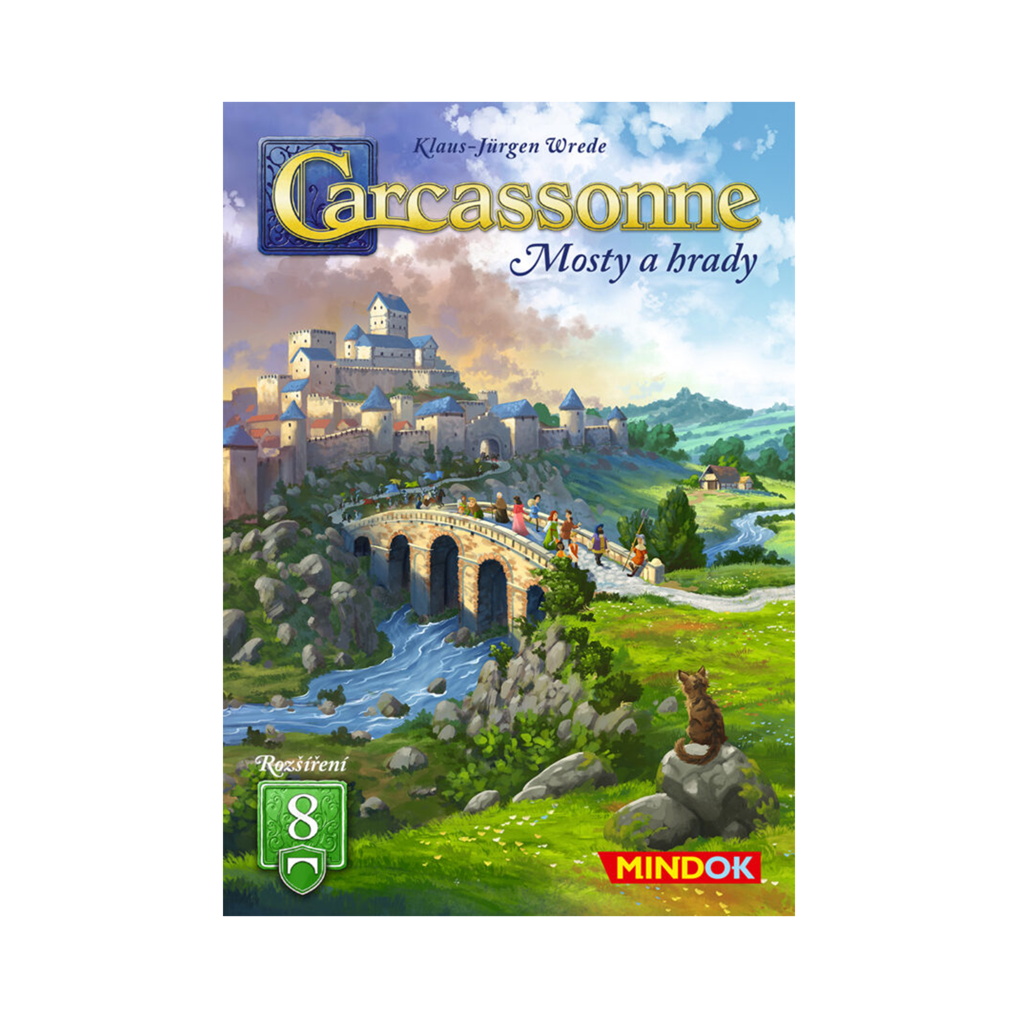 Carcassonne rozšíření 8: Mosty a hrady (2025) Mindok - Obrázek 2