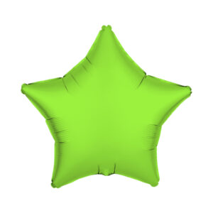 Fóliový balónek Hvězda neonově zelená Albi