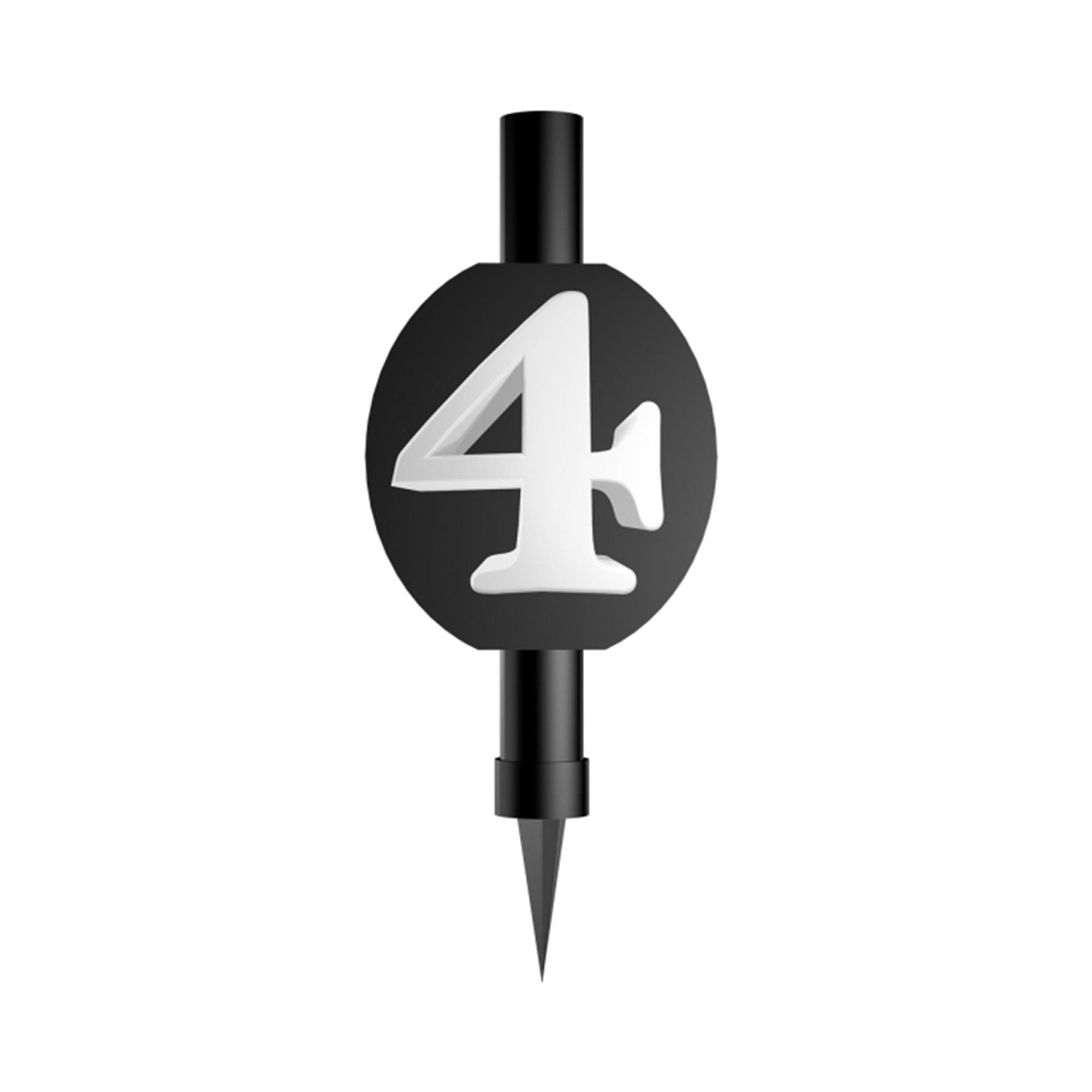 Fontána dortová černobílá číslo 4 Albi