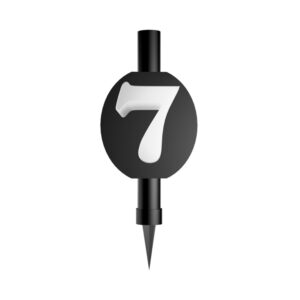 Fontána dortová černobílá číslo 7 Albi