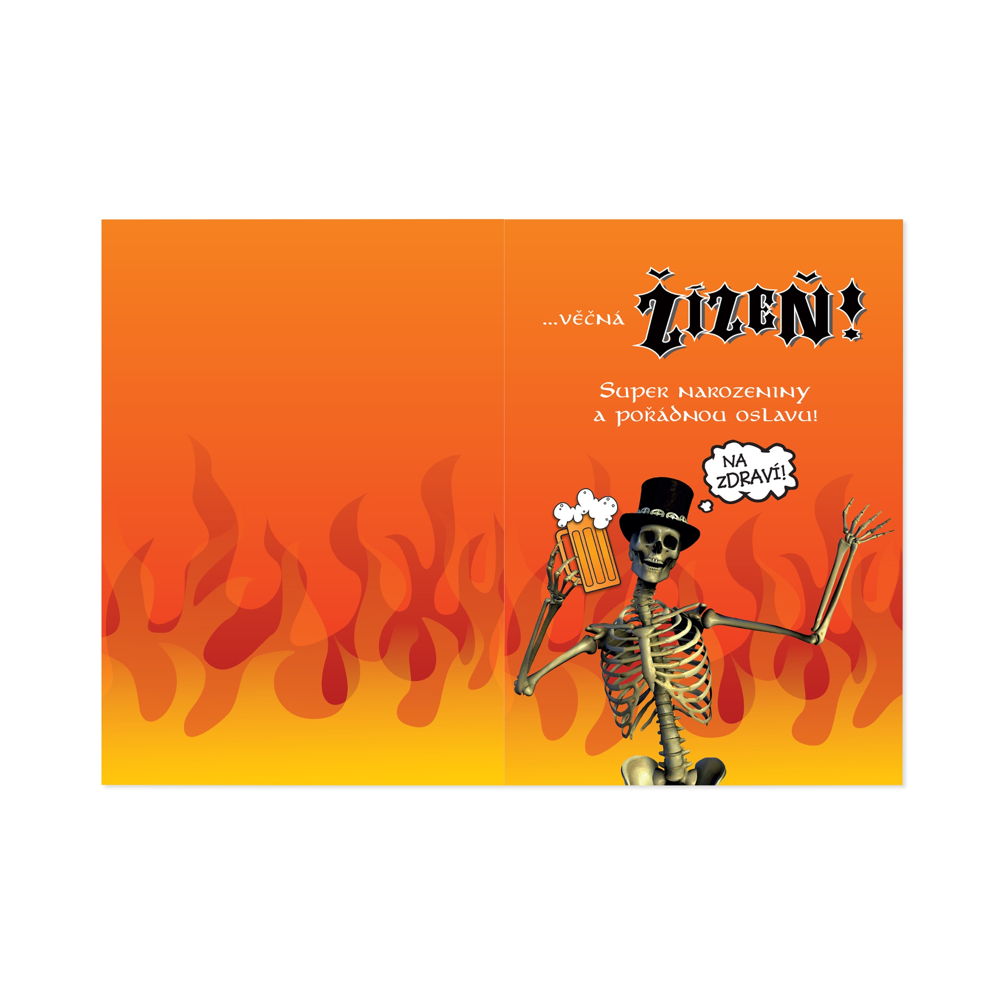 Hrací přání - Kostlivec Albi - Obrázek 2