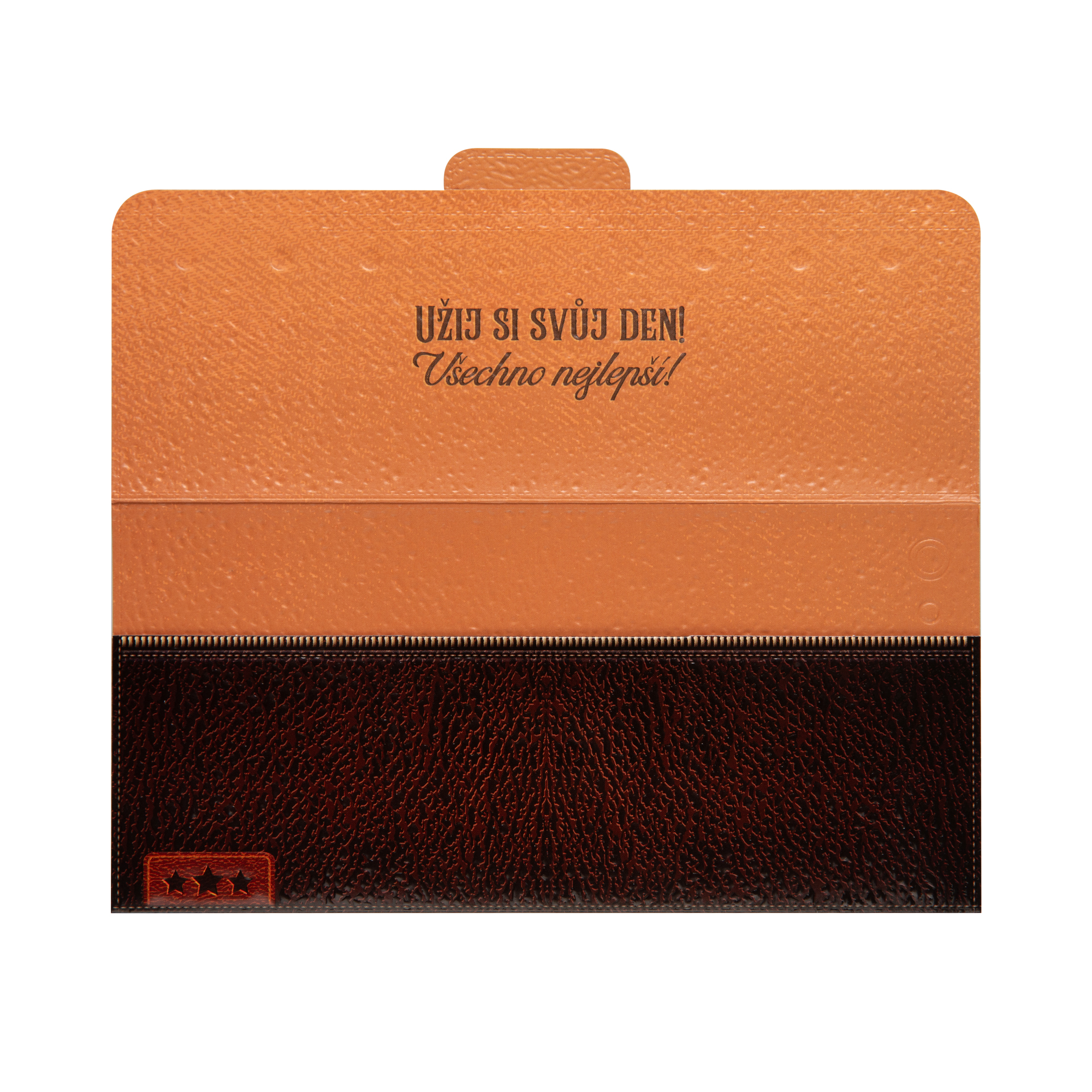 Magnetická kapsa na peníze - Kůže Albi - Obrázek 2