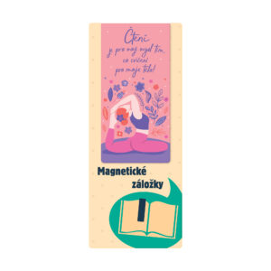 Magnetická záložka - Čtení je moje cvičení Albi