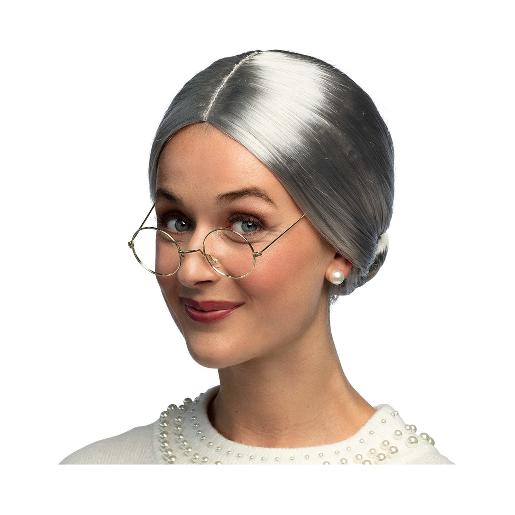 Paruka šedý drdol Albi