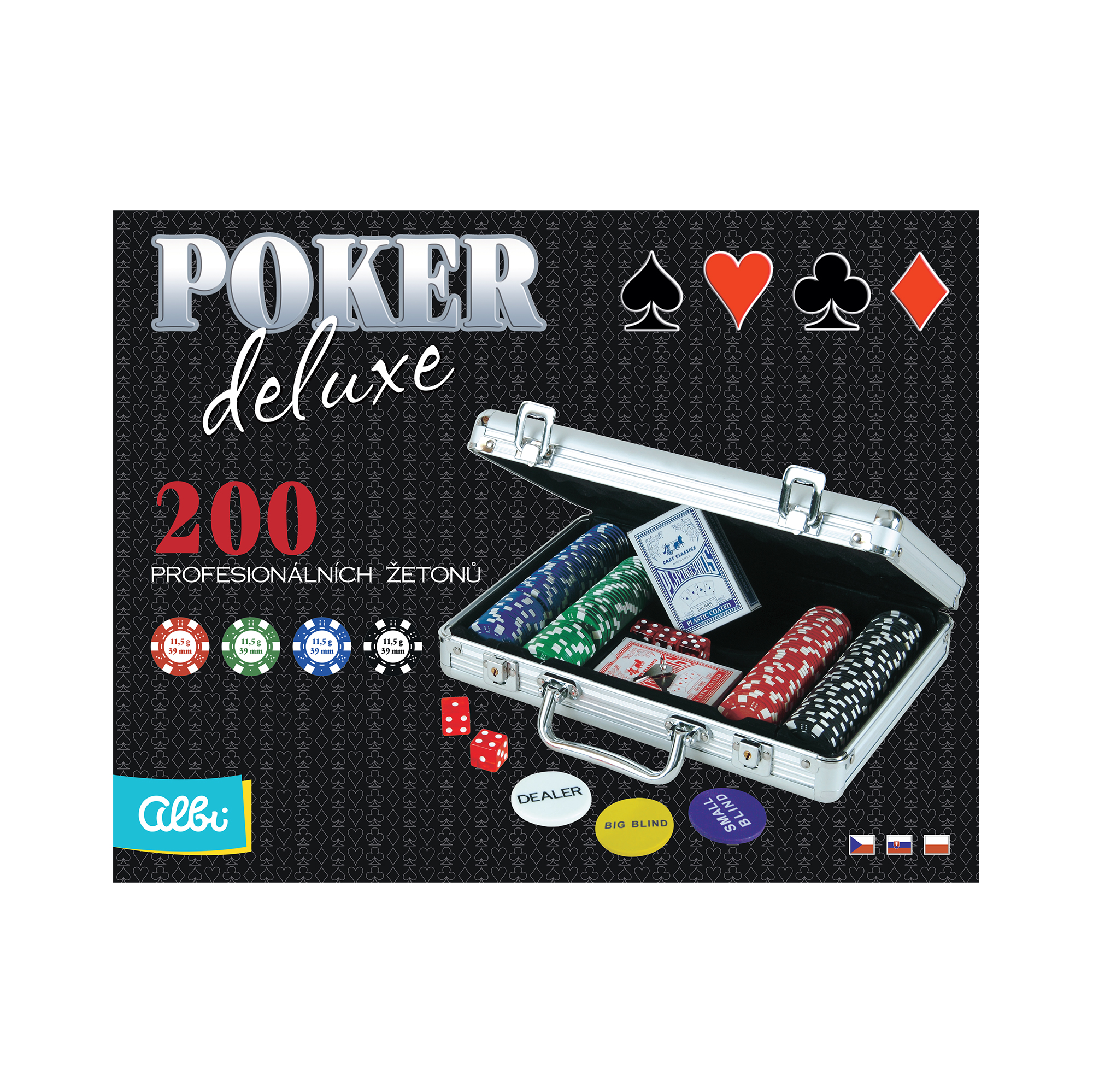 Poker deluxe (200 žetonů) Albi - Obrázek 2