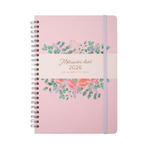 Růžový motivační diář A5 Albi