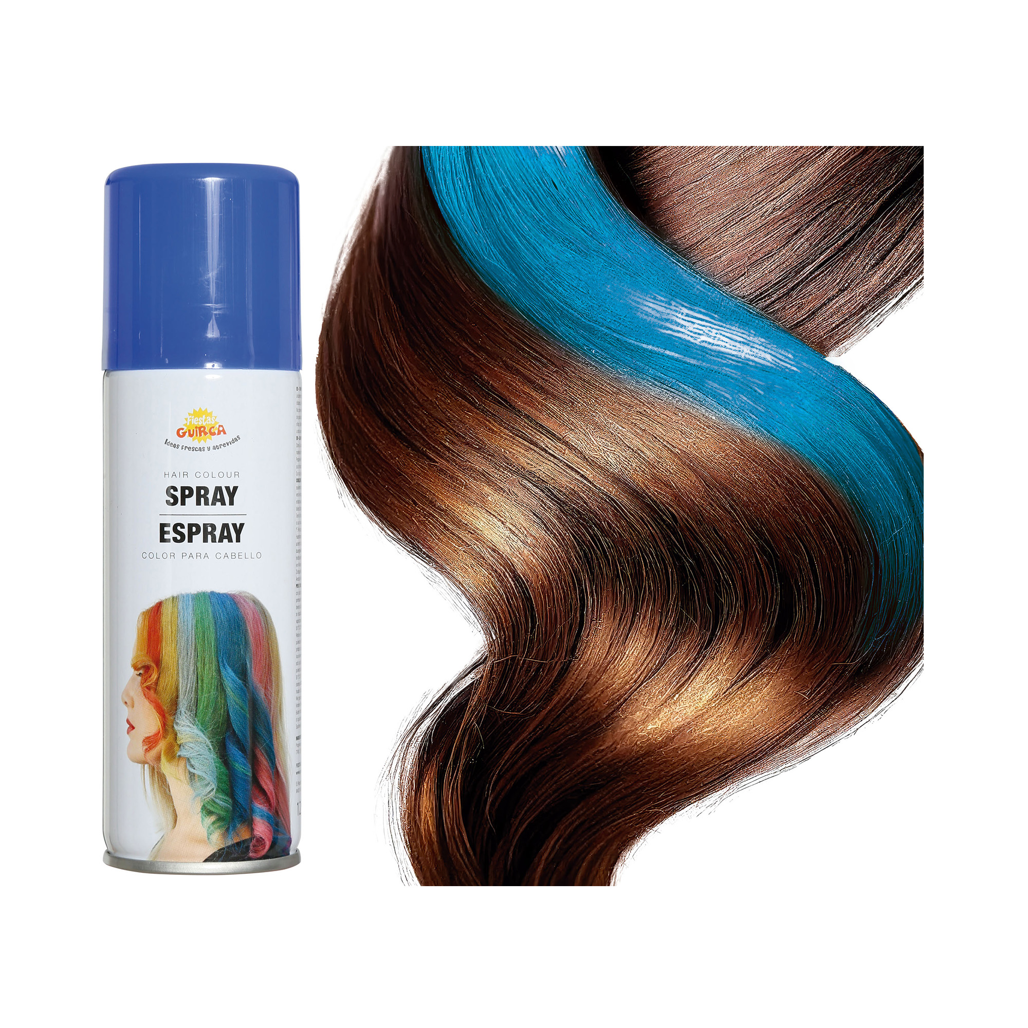 Sprej na vlasy modrý 125 ml Albi