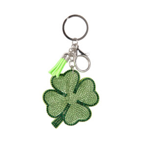 Štrasová klíčenka - Čtyřlístek Albi