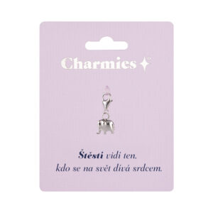 Stříbrný přívěsek slona - Štěstí vidí ten… Albi
