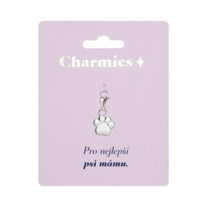Stříbrný přívěsek tlapky - Psí máma Albi