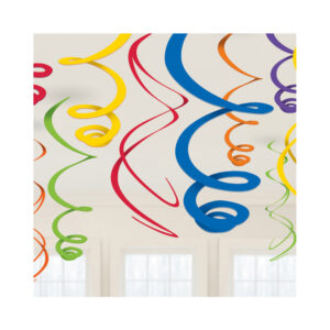 Závěsné spirály barevné 12 ks Albi