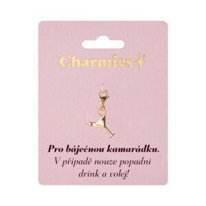 Zlatý přívěsek drinku - Báječná kamarádka Albi