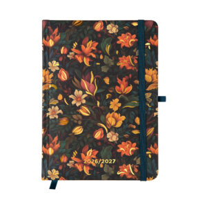 18 měsíční diář - Zlaté květy Albi