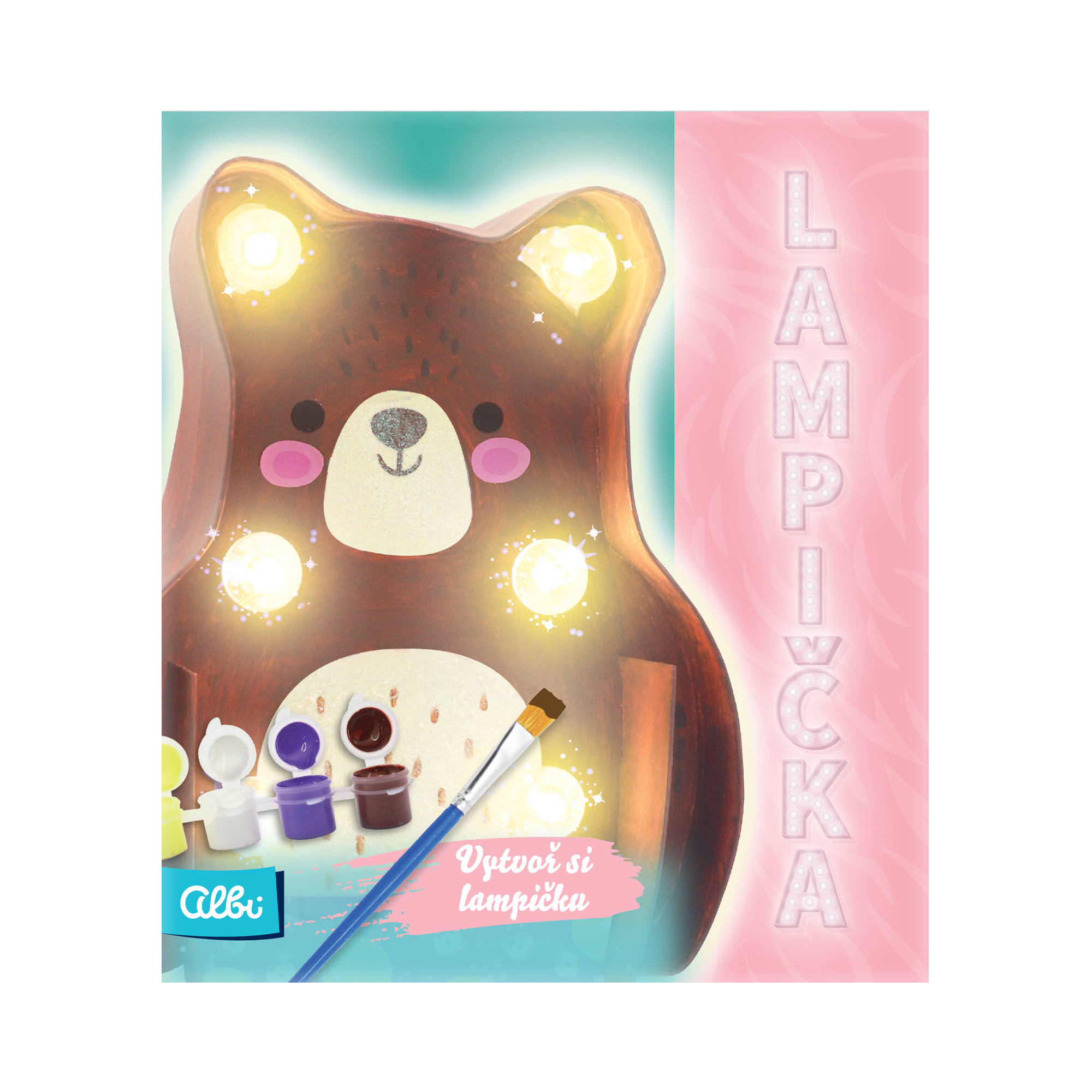 DIY Lampička - Medvídek Albi - Obrázek 2