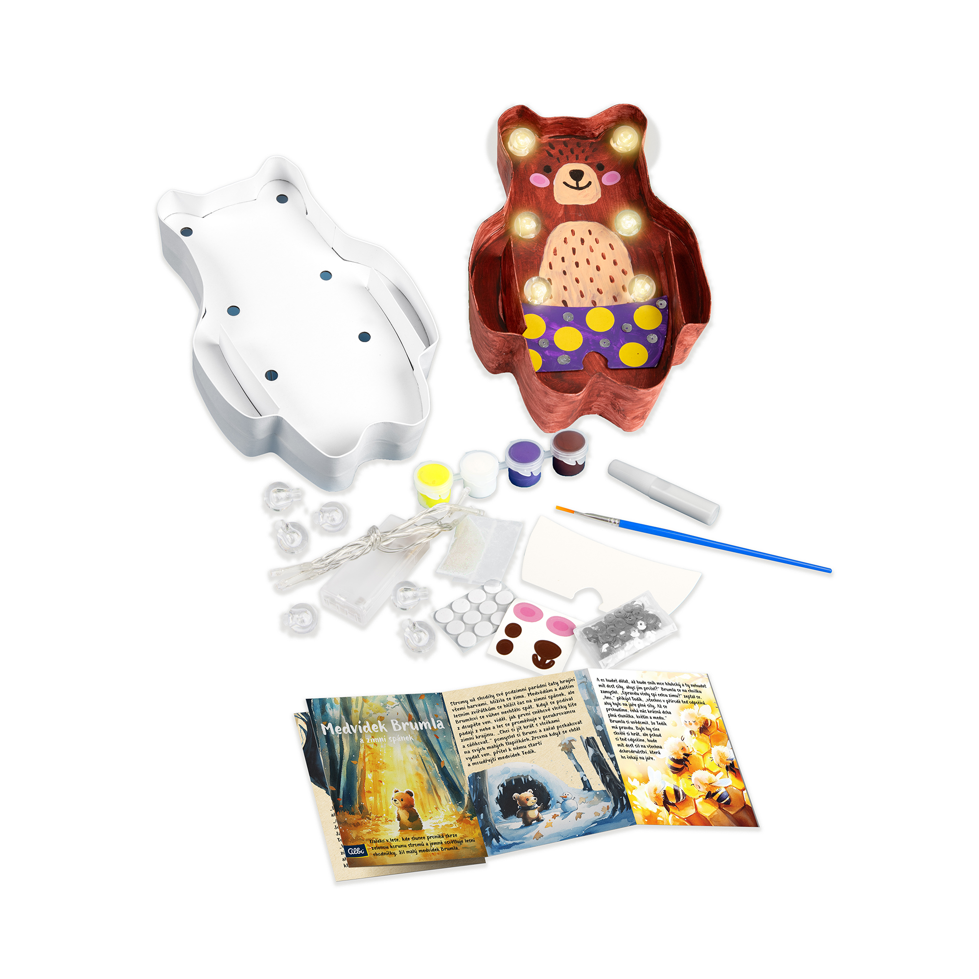 DIY Lampička - Medvídek Albi - Obrázek 3