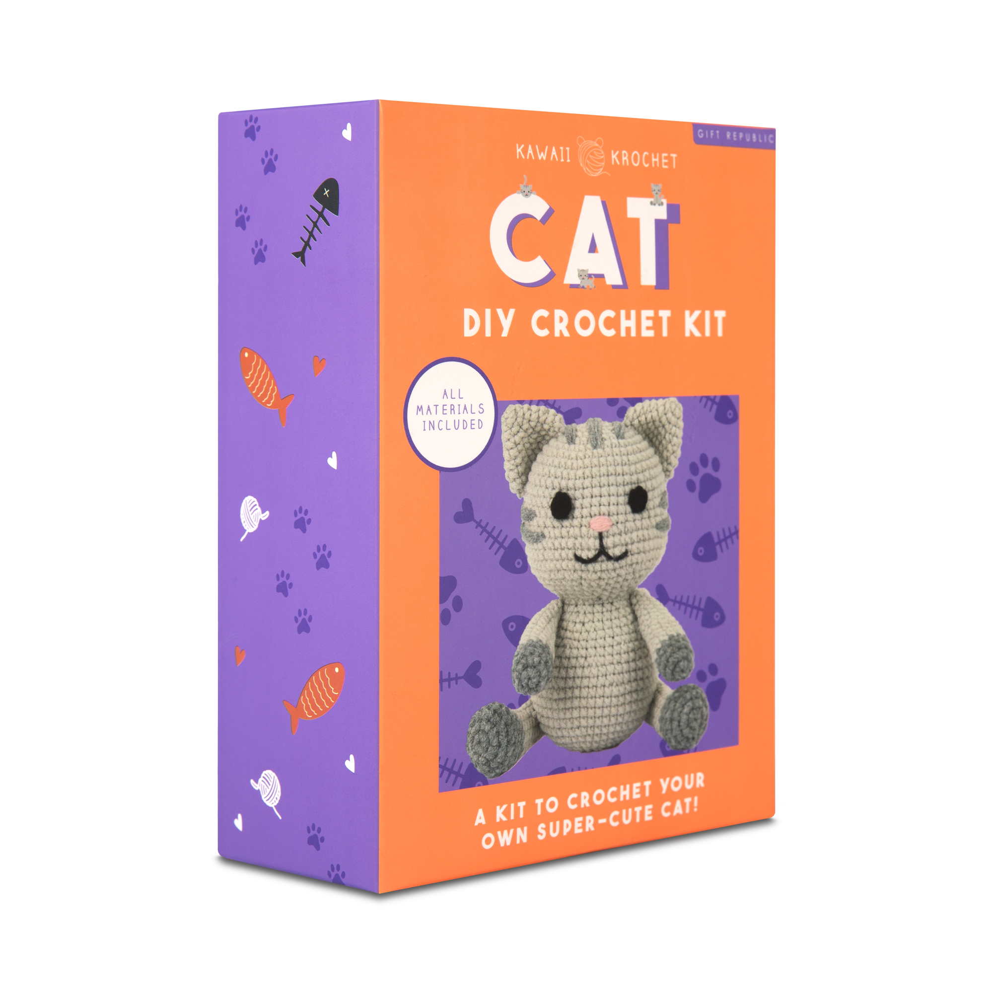 DIY háčkovací sada - Kočka Gift republic